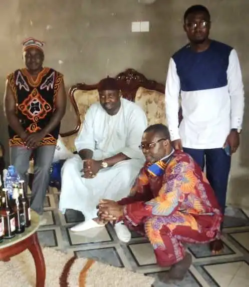 CABTAL officials and VPC with Fon of Balikumbat